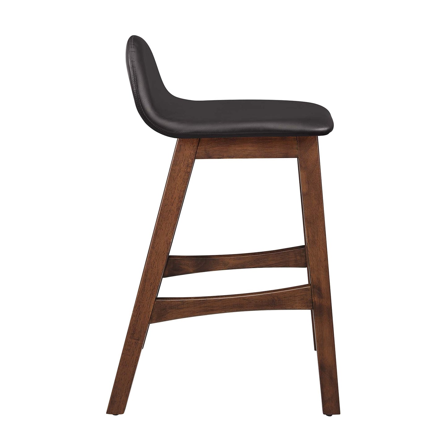 Juno Wood Counter Stool Set of 2 by Modway EEI-6556-BRN