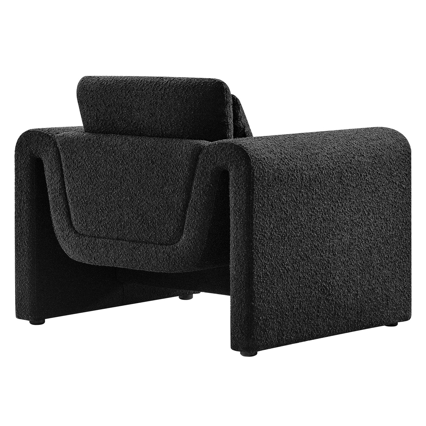 Waverly Boucle Upholstered Armchair by Modway EEI-6575-BLK