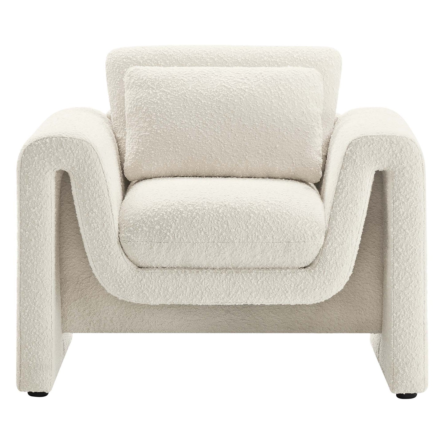 Waverly Boucle Upholstered Armchair by Modway EEI-6575-IVO