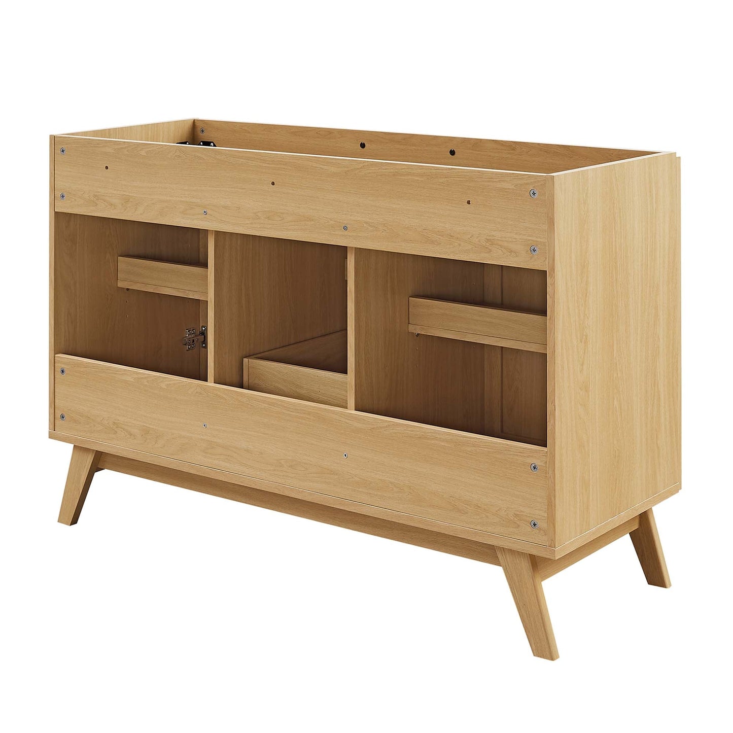 Soma 48” Single or Double Sink Compatible Bathroom Vanity Cabinet (Sink Basin Not Included) by Modway EEI-6589-OAK