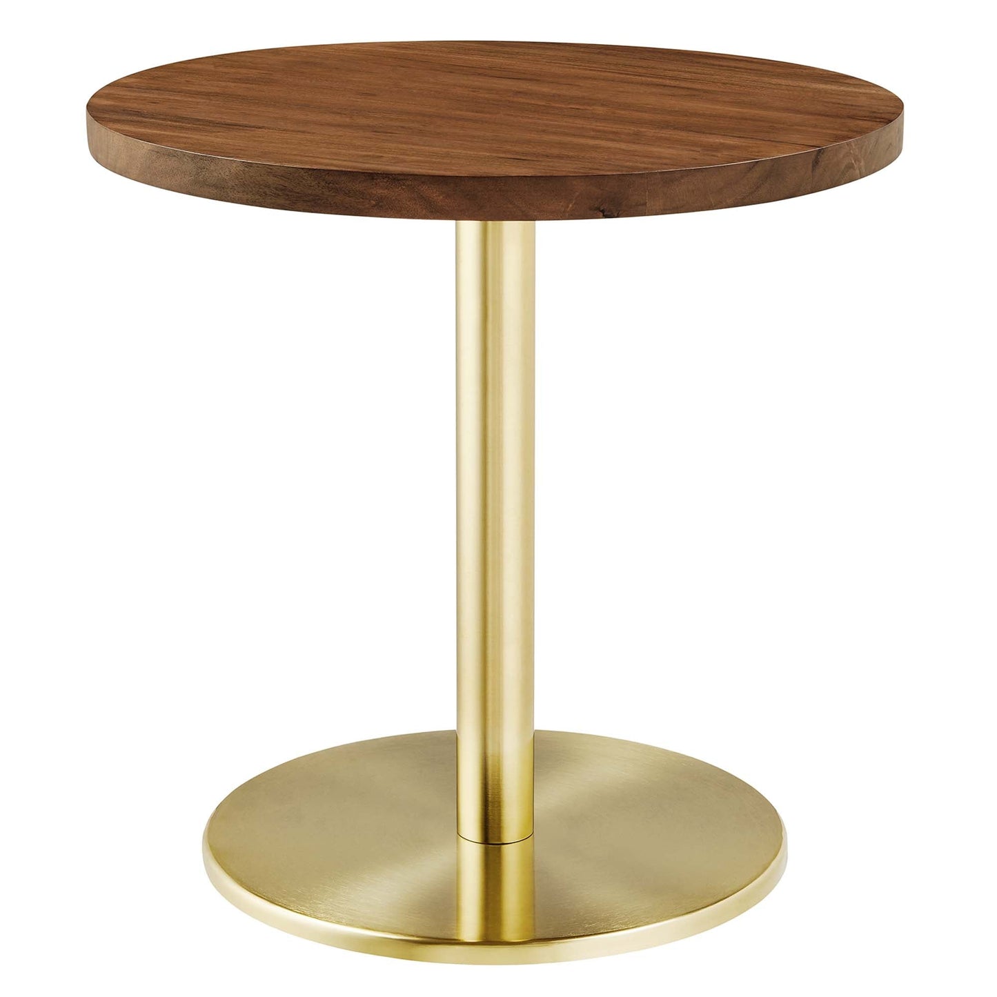 Viva Round Acacia Wood Side Table by Modway EEI-6610-BRA-LOC