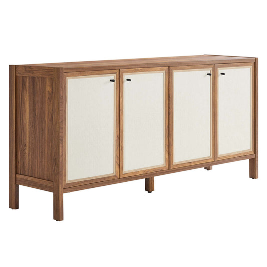 Capri 65" Wood Grain Sideboard Storage Cabinet by Modway EEI-6616-WAL