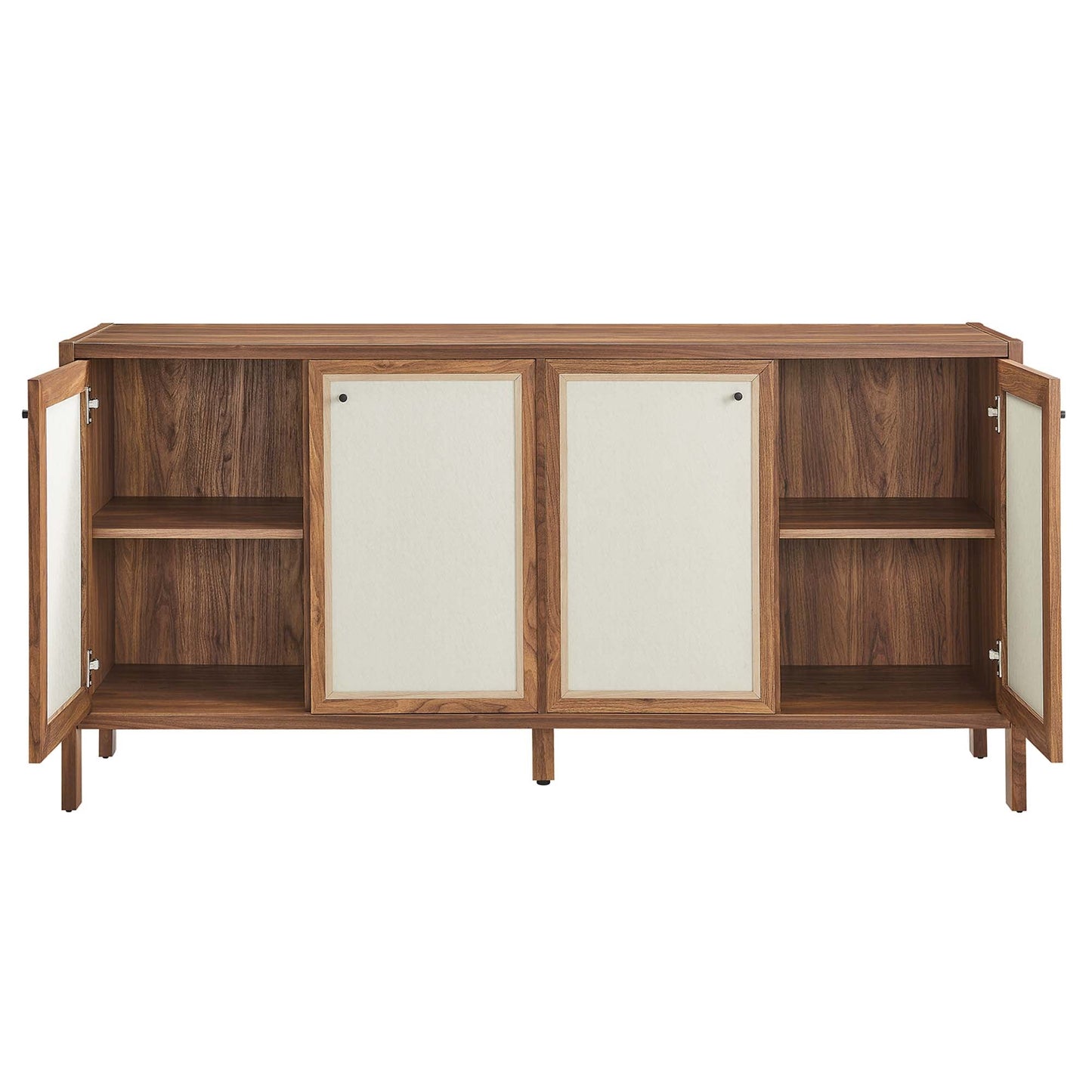 Capri 65" Wood Grain Sideboard Storage Cabinet by Modway EEI-6616-WAL