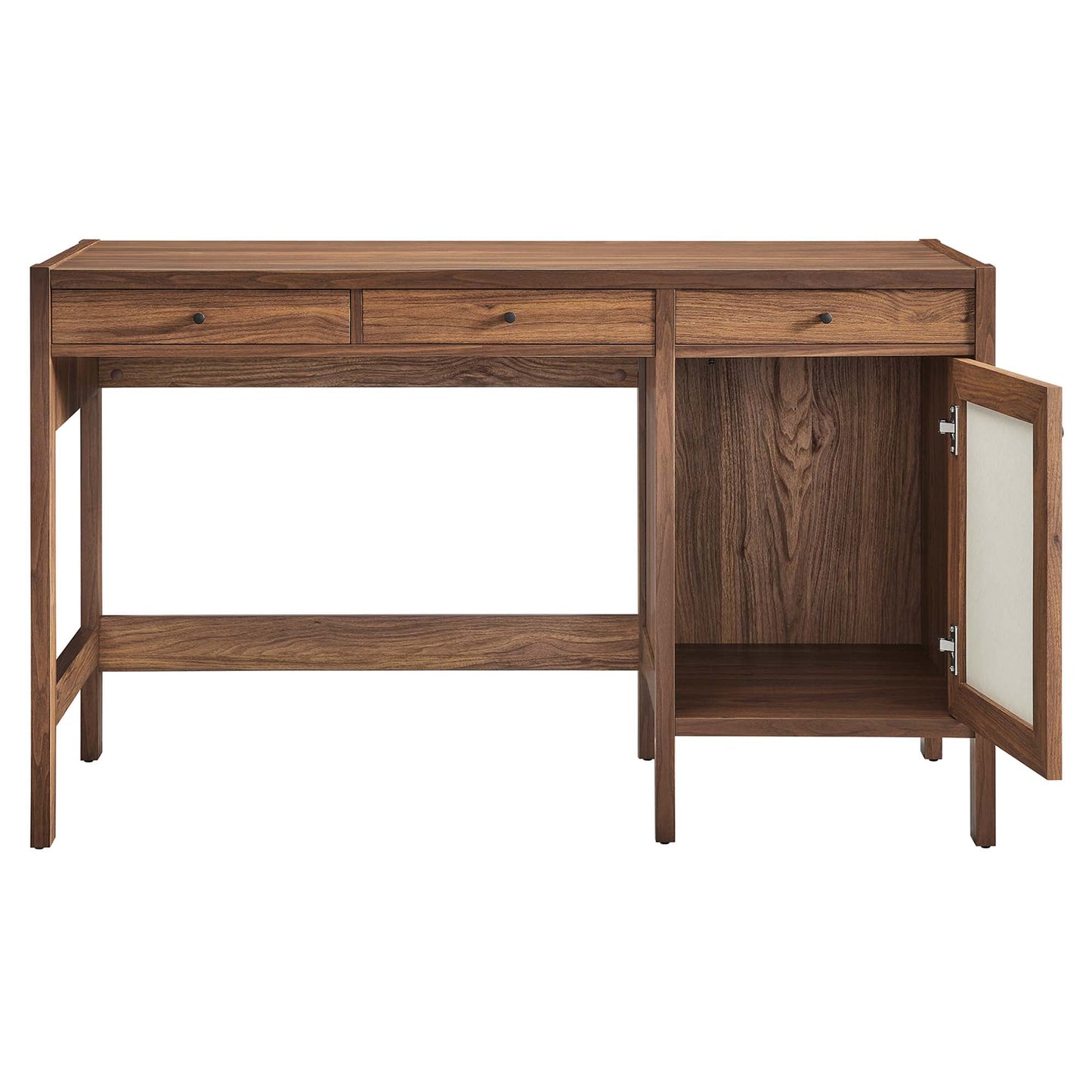 Capri 49" Wood Grain Office Desk by Modway EEI-6617-WAL
