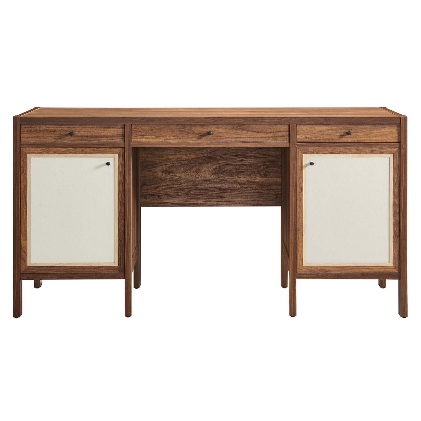 Capri 58" Wood Grain Office Desk by Modway EEI-6618-WAL