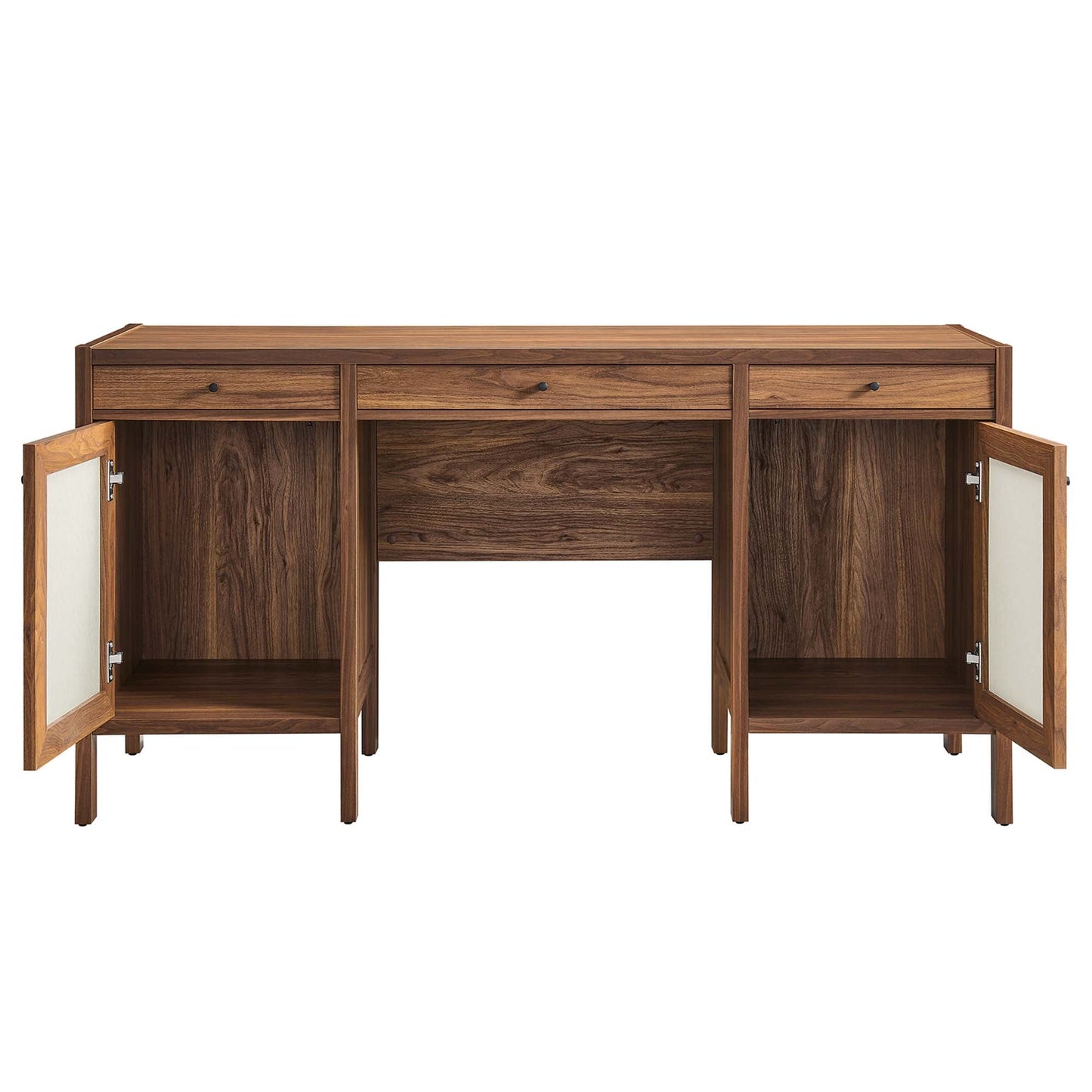 Capri 58" Wood Grain Office Desk by Modway EEI-6618-WAL