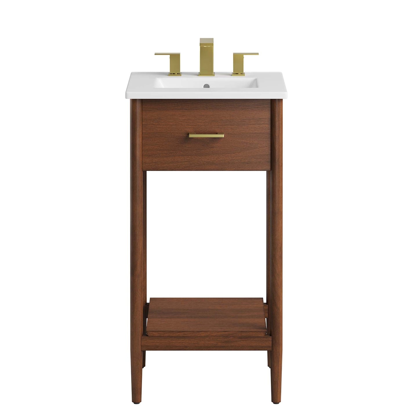 Zaire 18" Bathroom Vanity by Modway EEI-6658-WAL-WHI