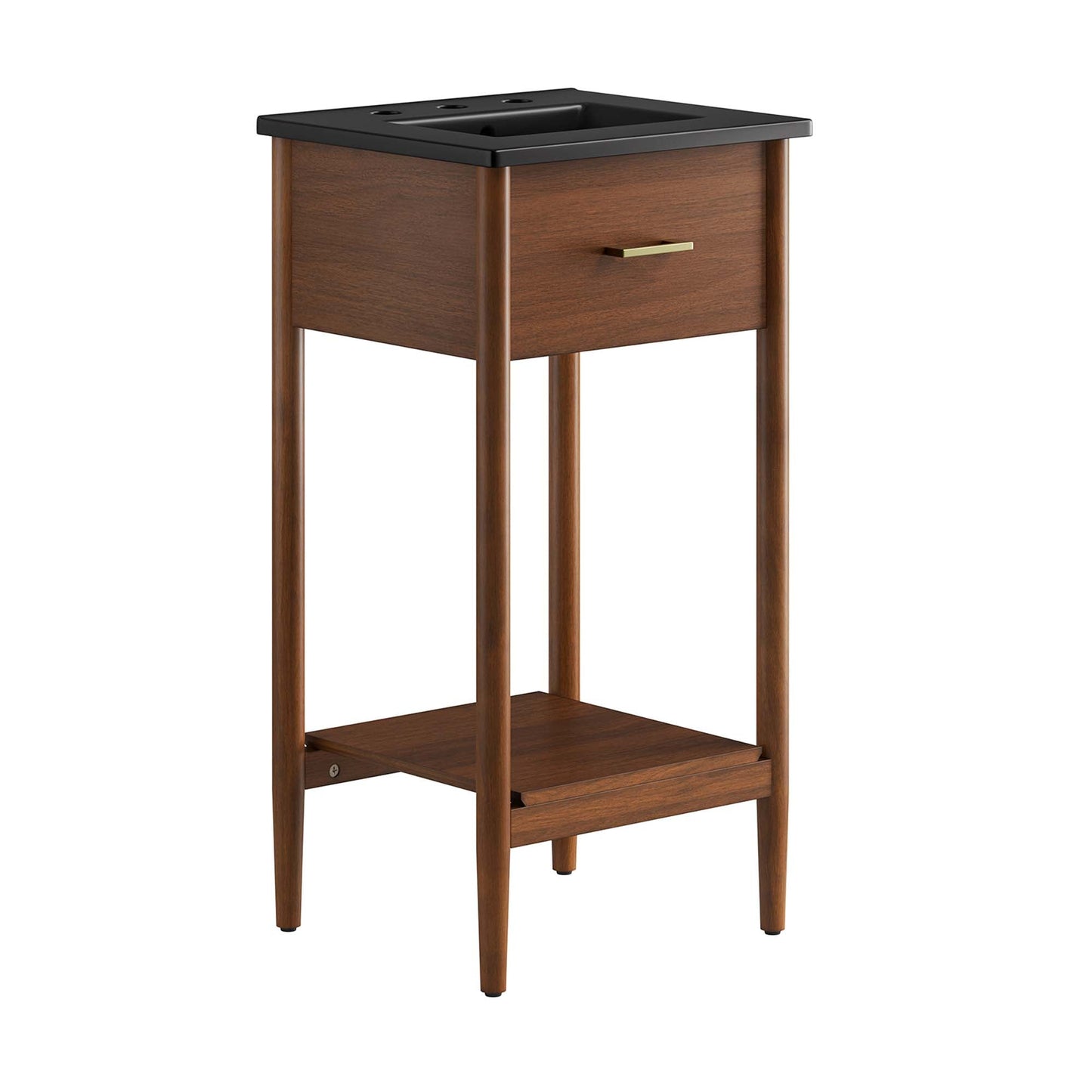 Zaire 18" Bathroom Vanity by Modway EEI-6659-WAL-BLK