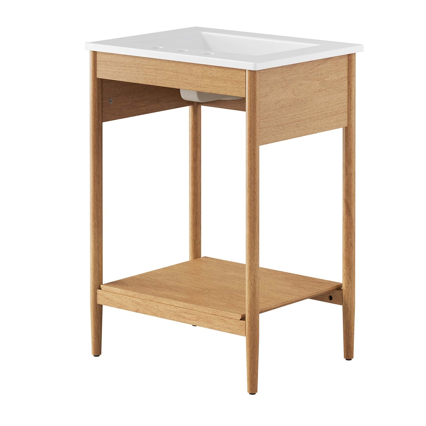 Zaire 24" Bathroom Vanity by Modway EEI-6660-NAT-WHI