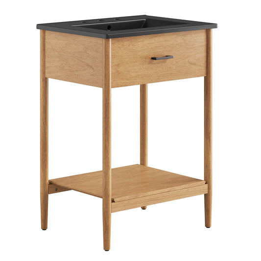 Zaire 24" Bathroom Vanity by Modway EEI-6661-NAT-BLK