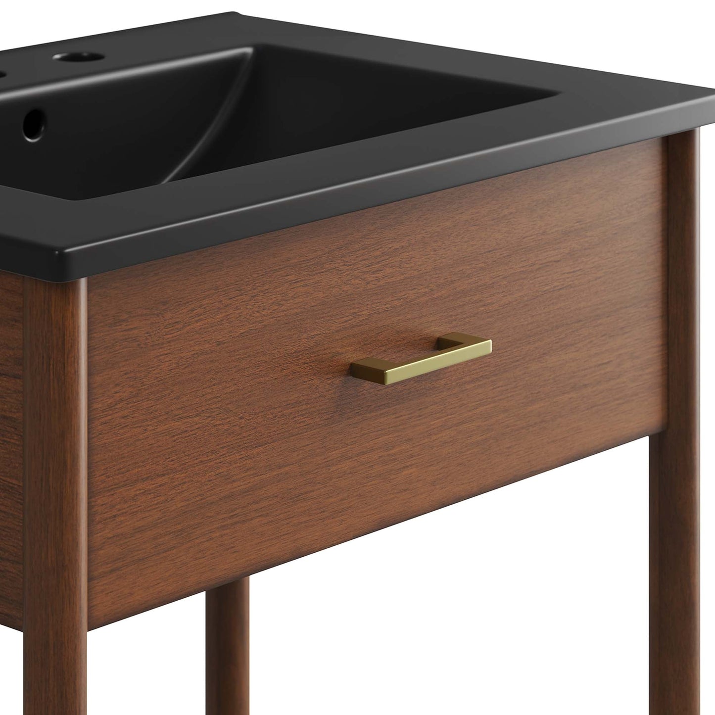 Zaire 24" Bathroom Vanity by Modway EEI-6661-WAL-BLK
