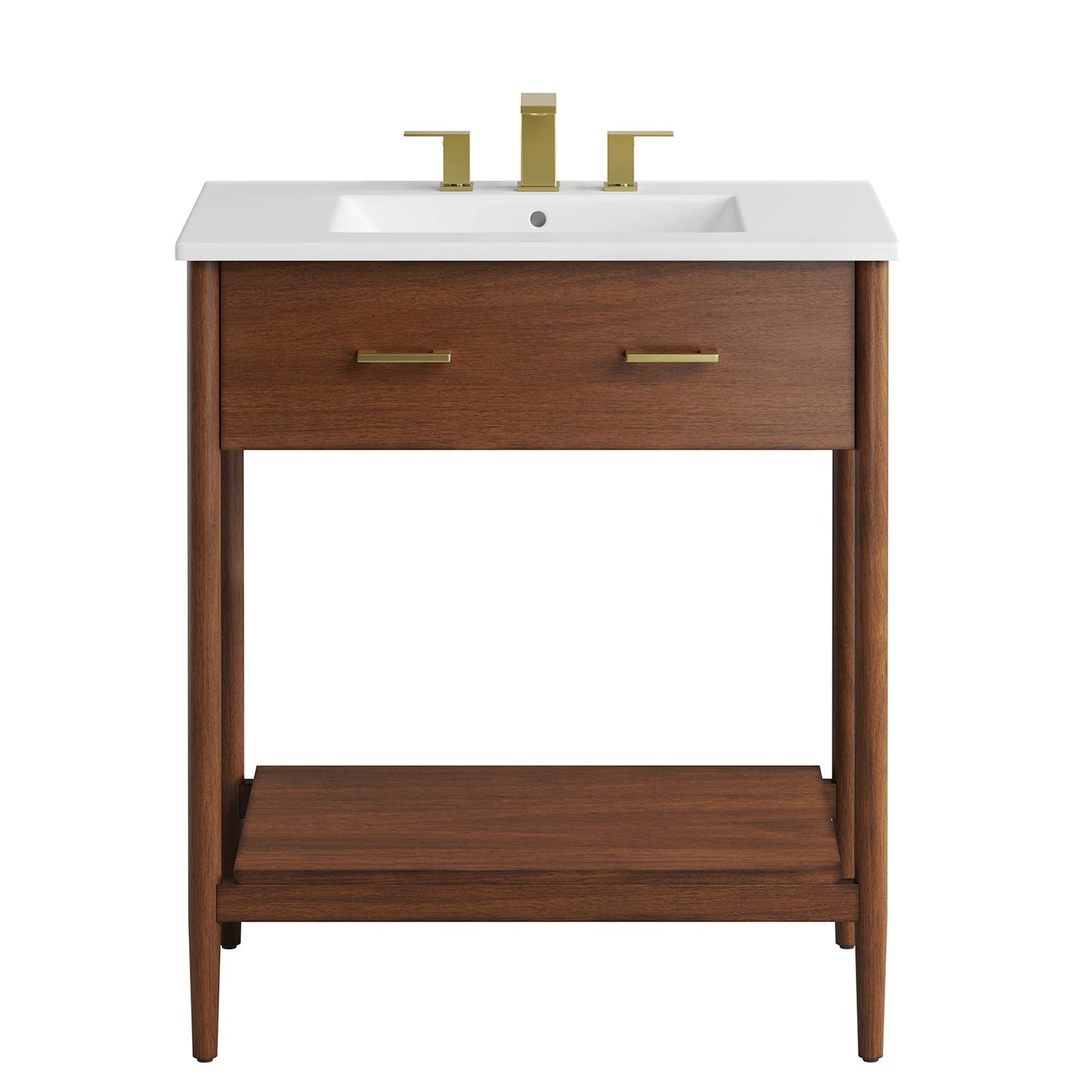 Zaire 30" Bathroom Vanity by Modway EEI-6662-WAL-WHI