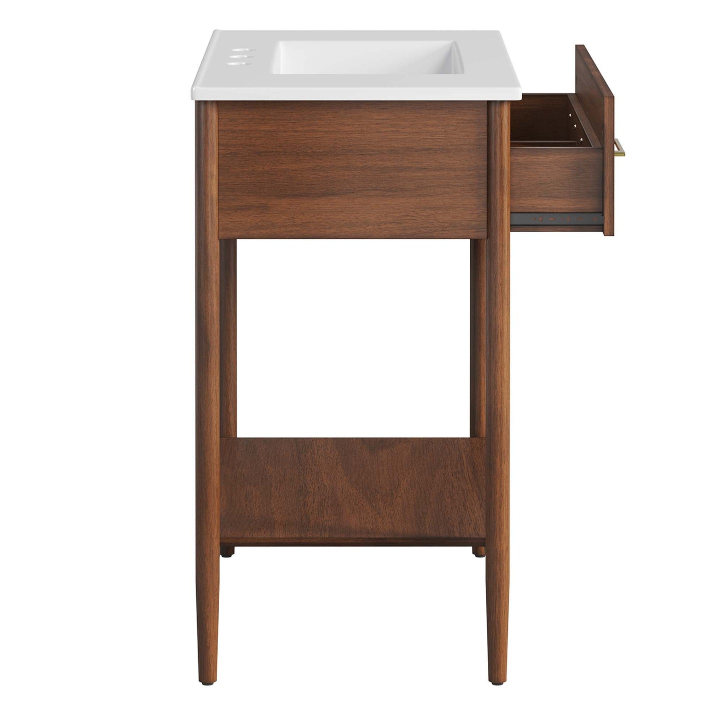 Zaire 30" Bathroom Vanity by Modway EEI-6662-WAL-WHI