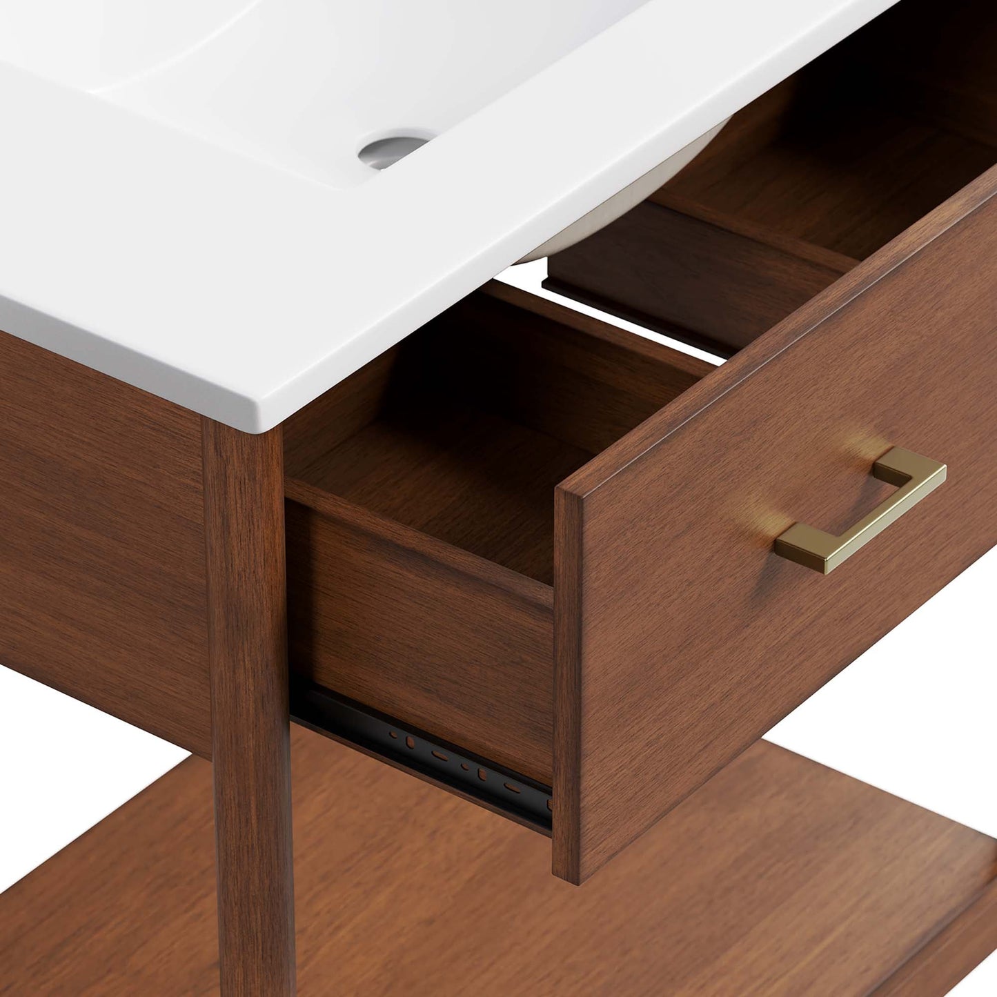 Zaire 30" Bathroom Vanity by Modway EEI-6662-WAL-WHI