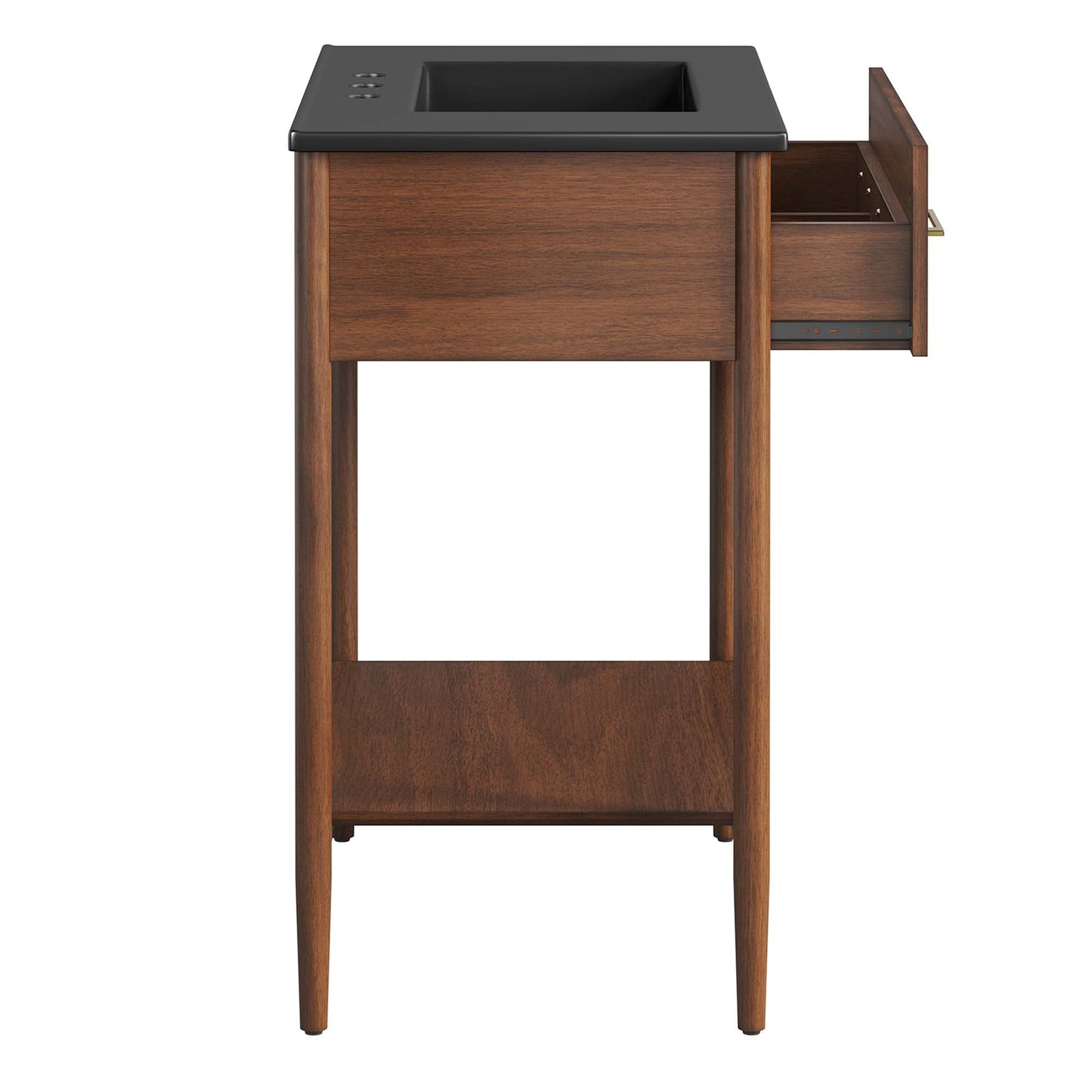 Zaire 30" Bathroom Vanity by Modway EEI-6663-WAL-BLK