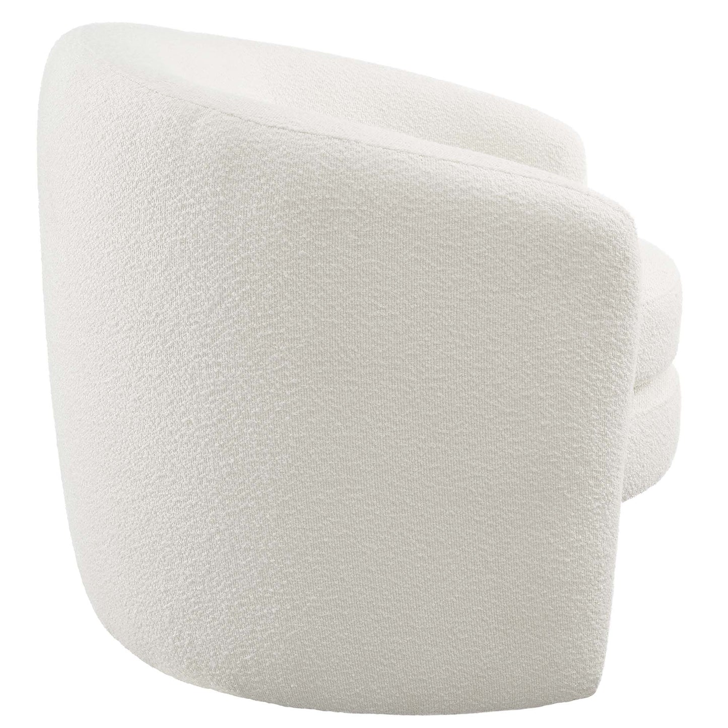 Affinity Upholstered Boucle Fabric Curved Back Armchair by Modway EEI-6666-CLO