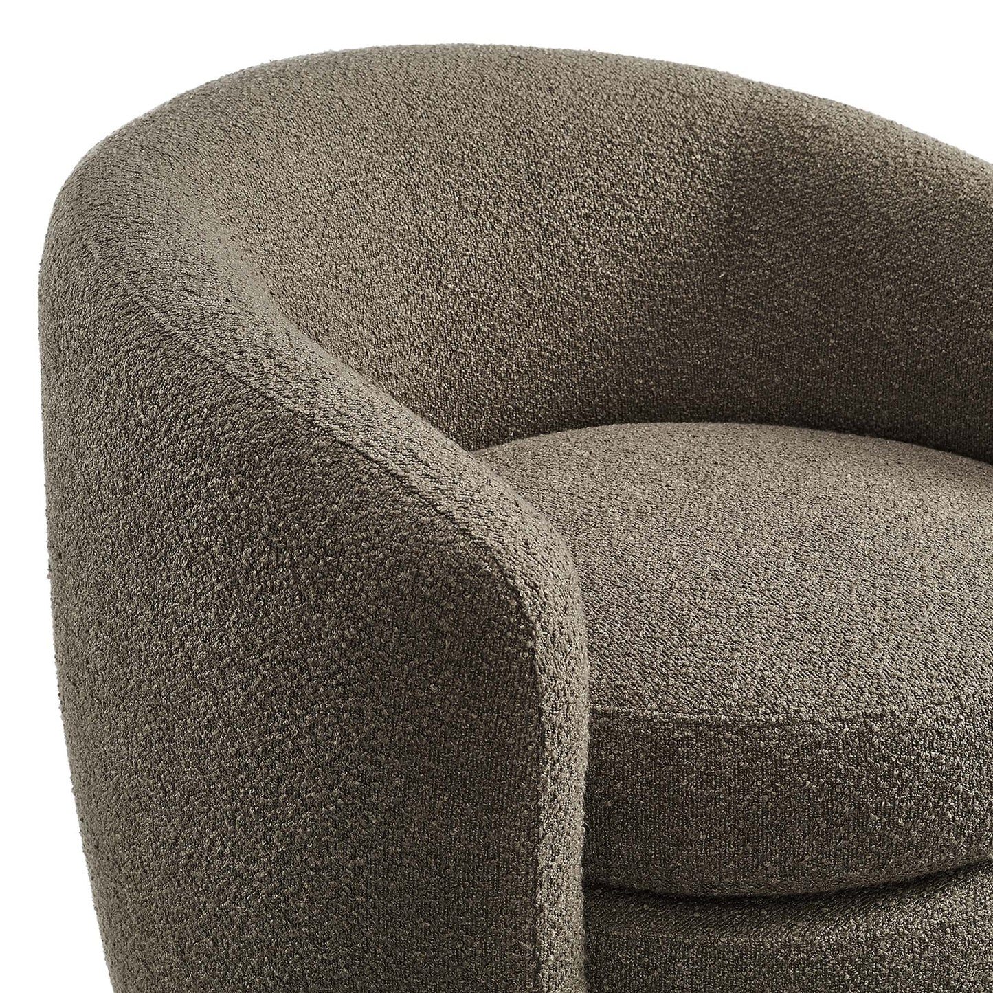 Affinity Upholstered Boucle Fabric Curved Back Armchair by Modway EEI-6666-PEB