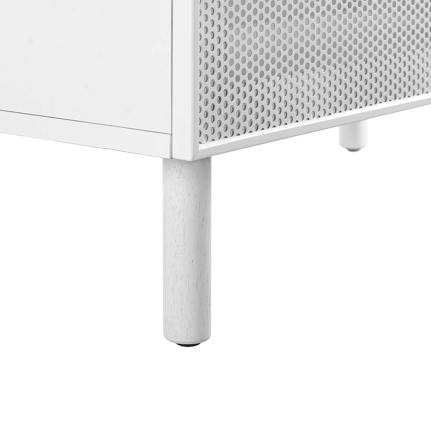 Calla 36" Perforated Metal Bathroom Vanity by Modway EEI-6678-WHI-WHI