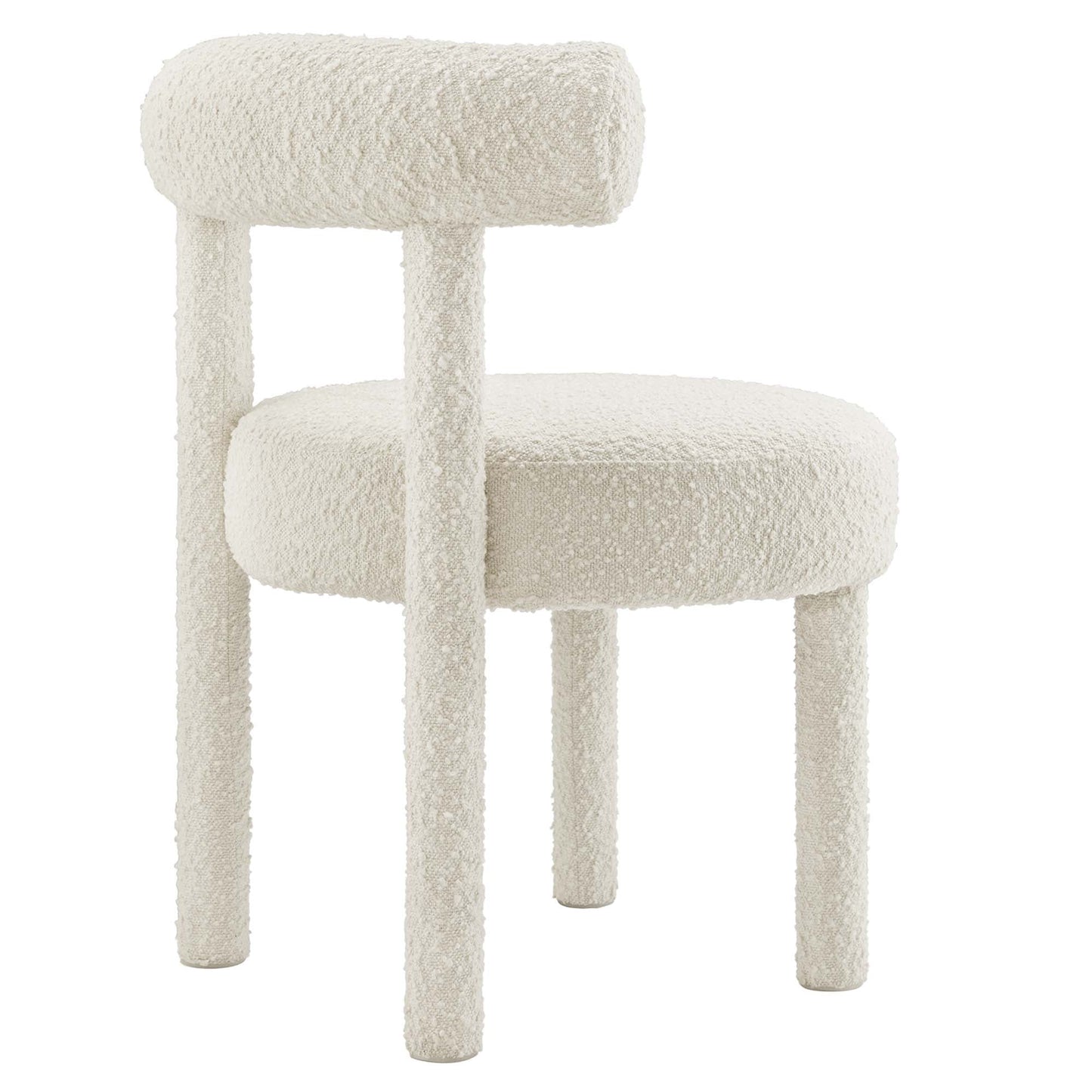 Toulouse Boucle Fabric Dining Chair Set of 2 by Modway EEI-6705-IVO
