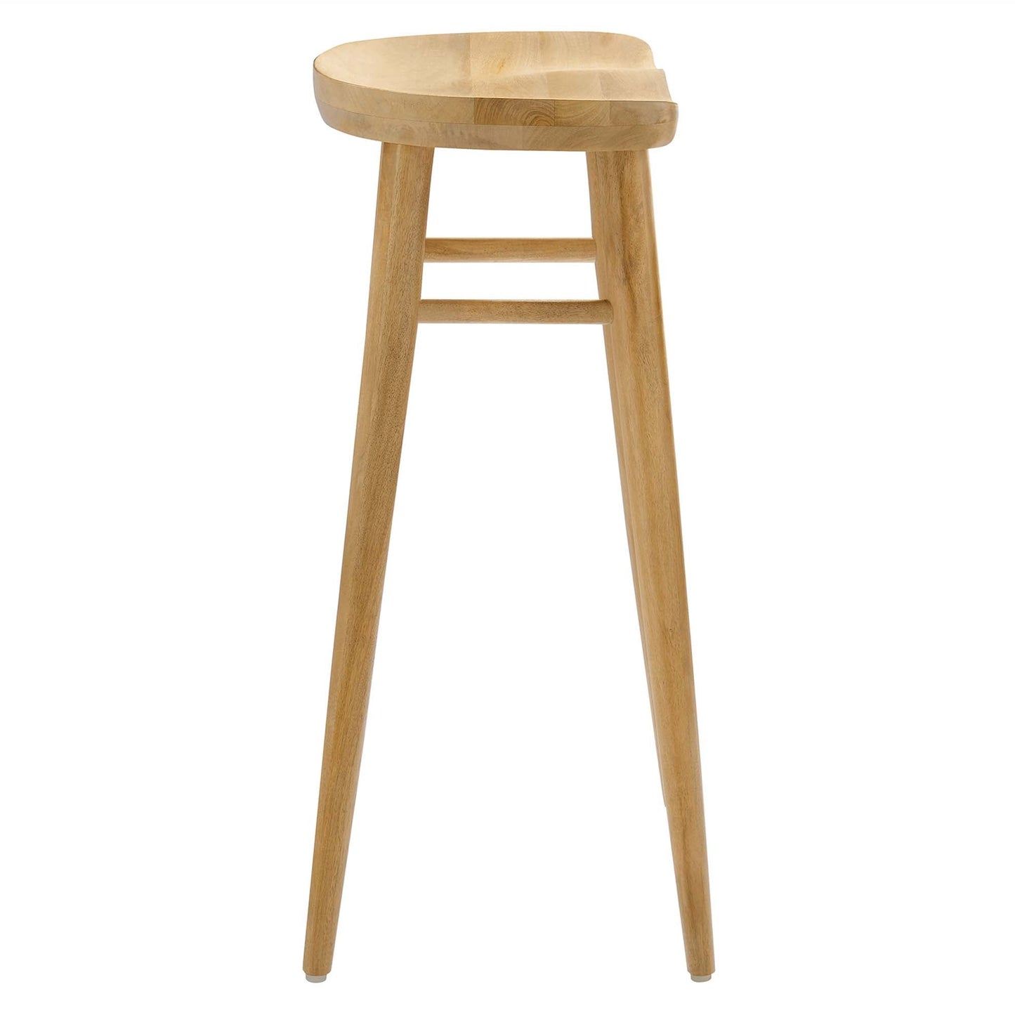 Saville Backless Wood Bar Stools Set of 2 by Modway EEI-6740-OAK