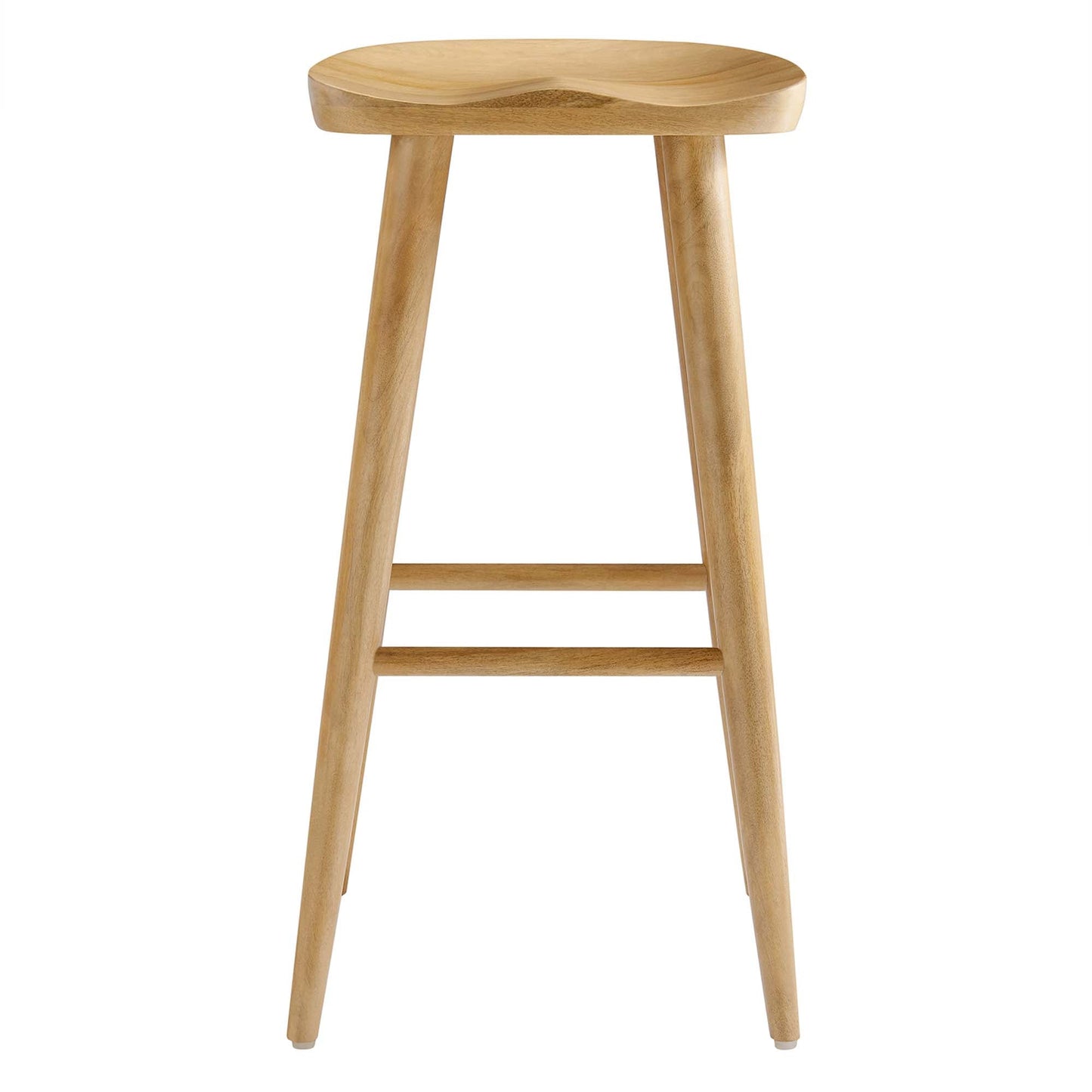 Saville Backless Wood Bar Stools Set of 2 by Modway EEI-6740-OAK