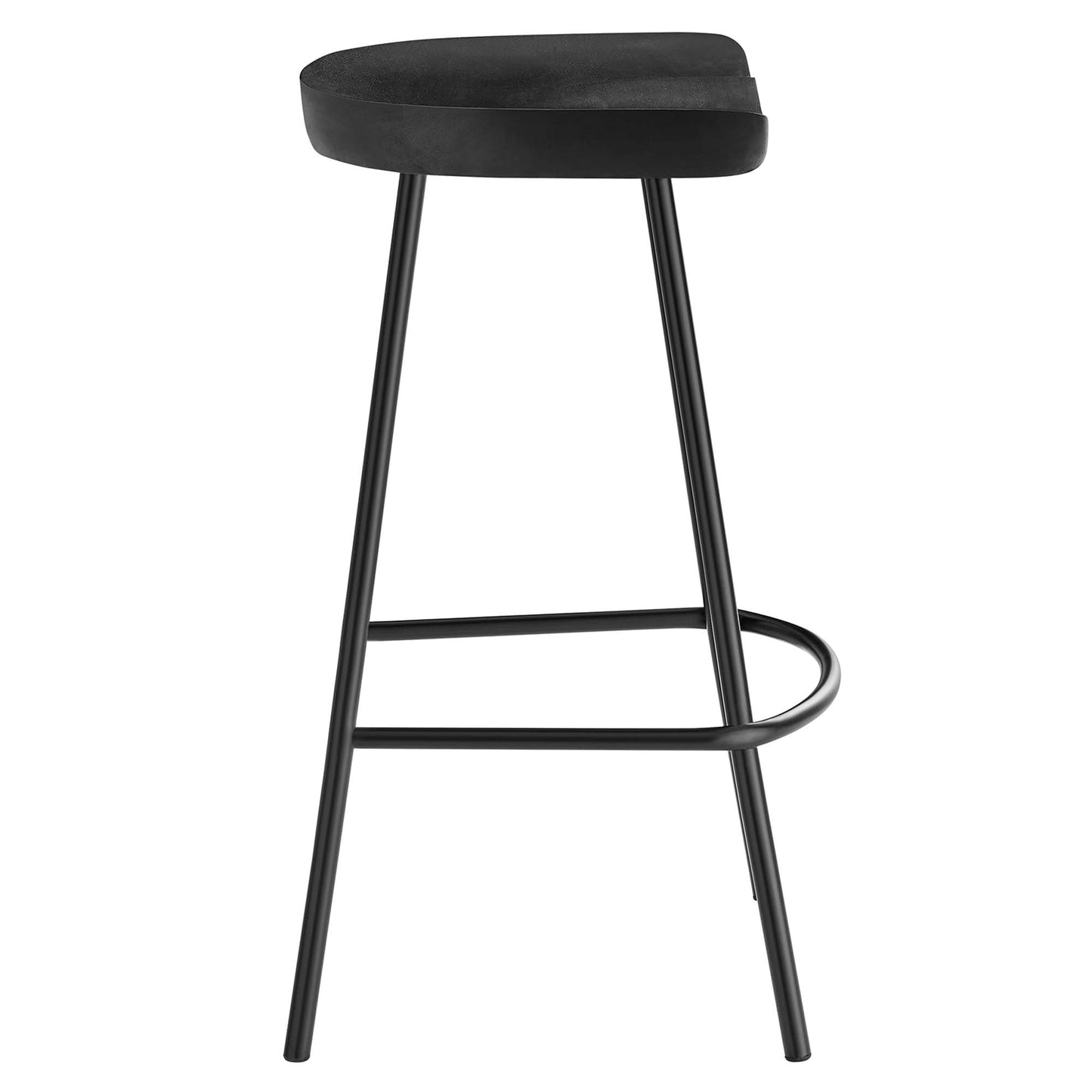Concord Backless Wood Counter Stools Set of 2 by Modway EEI-6741-BLK