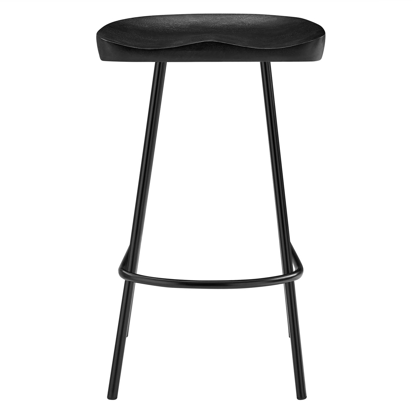 Concord Backless Wood Counter Stools Set of 2 by Modway EEI-6741-BLK