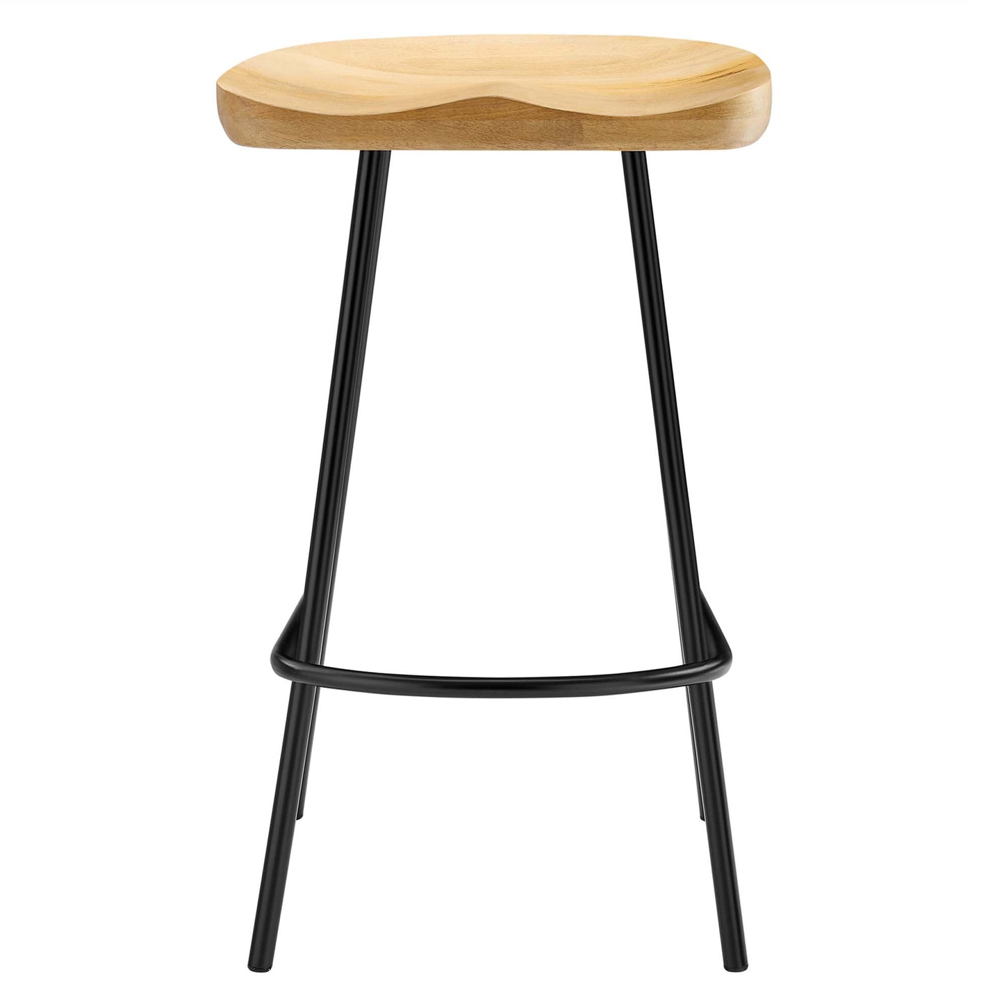 Concord Backless Wood Counter Stools Set of 2 by Modway EEI-6741-OAK