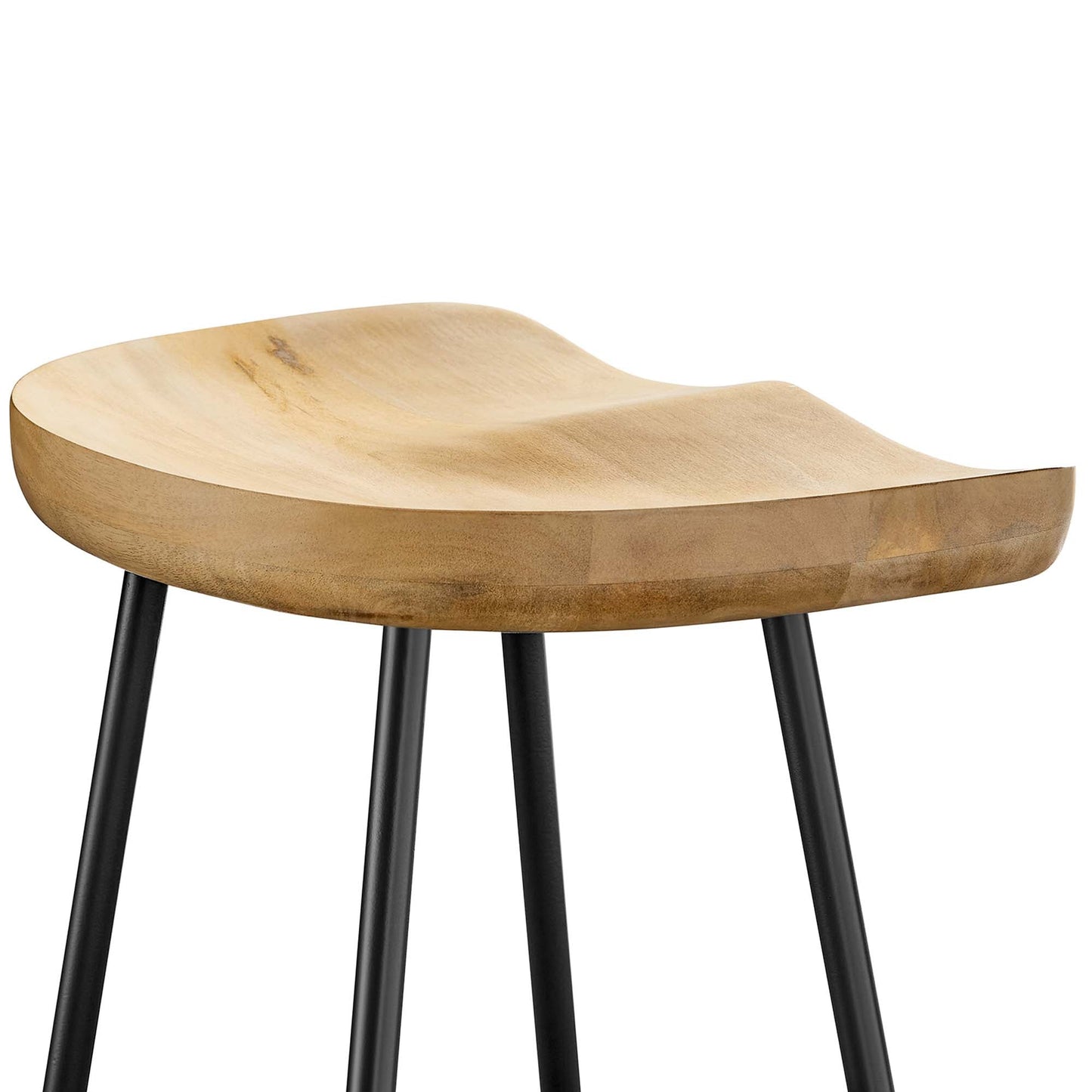 Concord Backless Wood Counter Stools Set of 2 by Modway EEI-6741-OAK