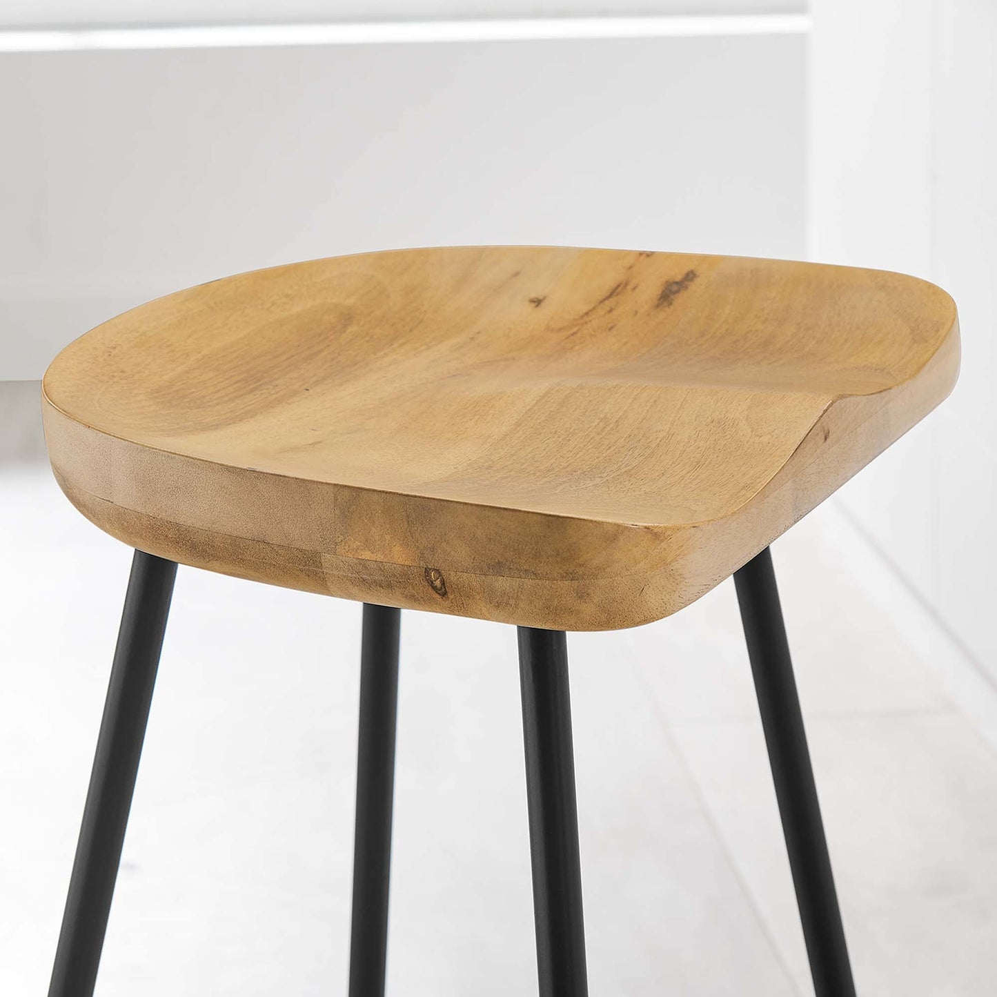 Concord Backless Wood Counter Stools Set of 2 by Modway EEI-6741-OAK