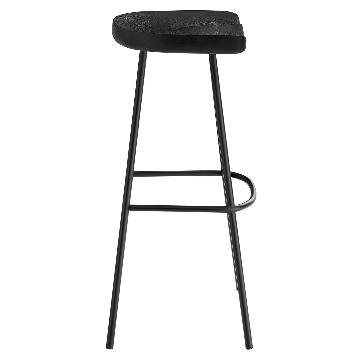 Concord Backless Wood Bar Stools Set of 2 by Modway EEI-6742-BLK