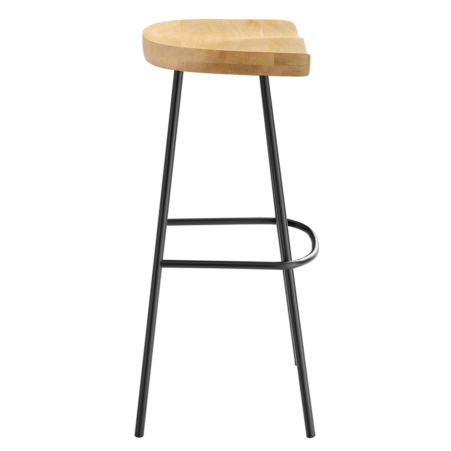 Concord Backless Wood Bar Stools Set of 2 by Modway EEI-6742-OAK