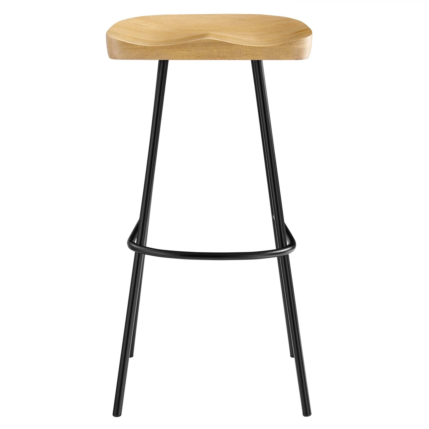 Concord Backless Wood Bar Stools Set of 2 by Modway EEI-6742-OAK