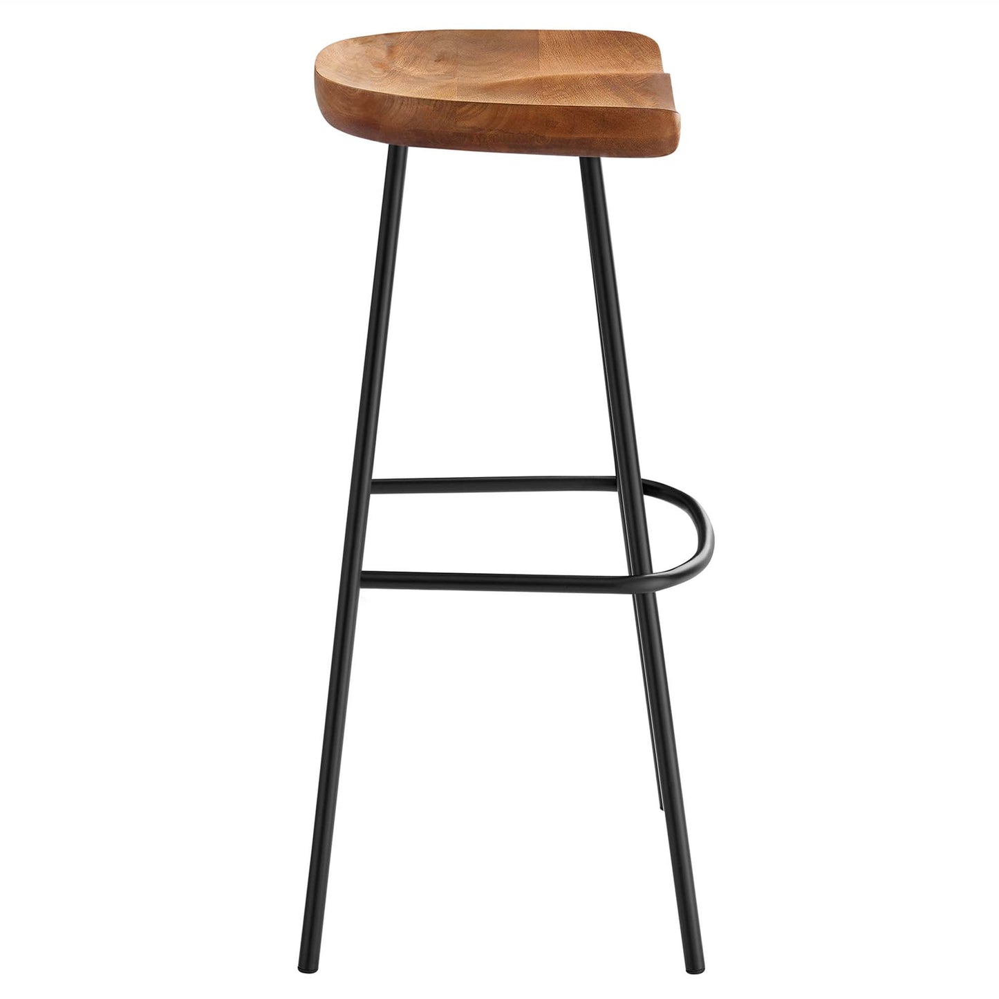 Concord Backless Wood Bar Stools Set of 2 by Modway EEI-6742-WAL