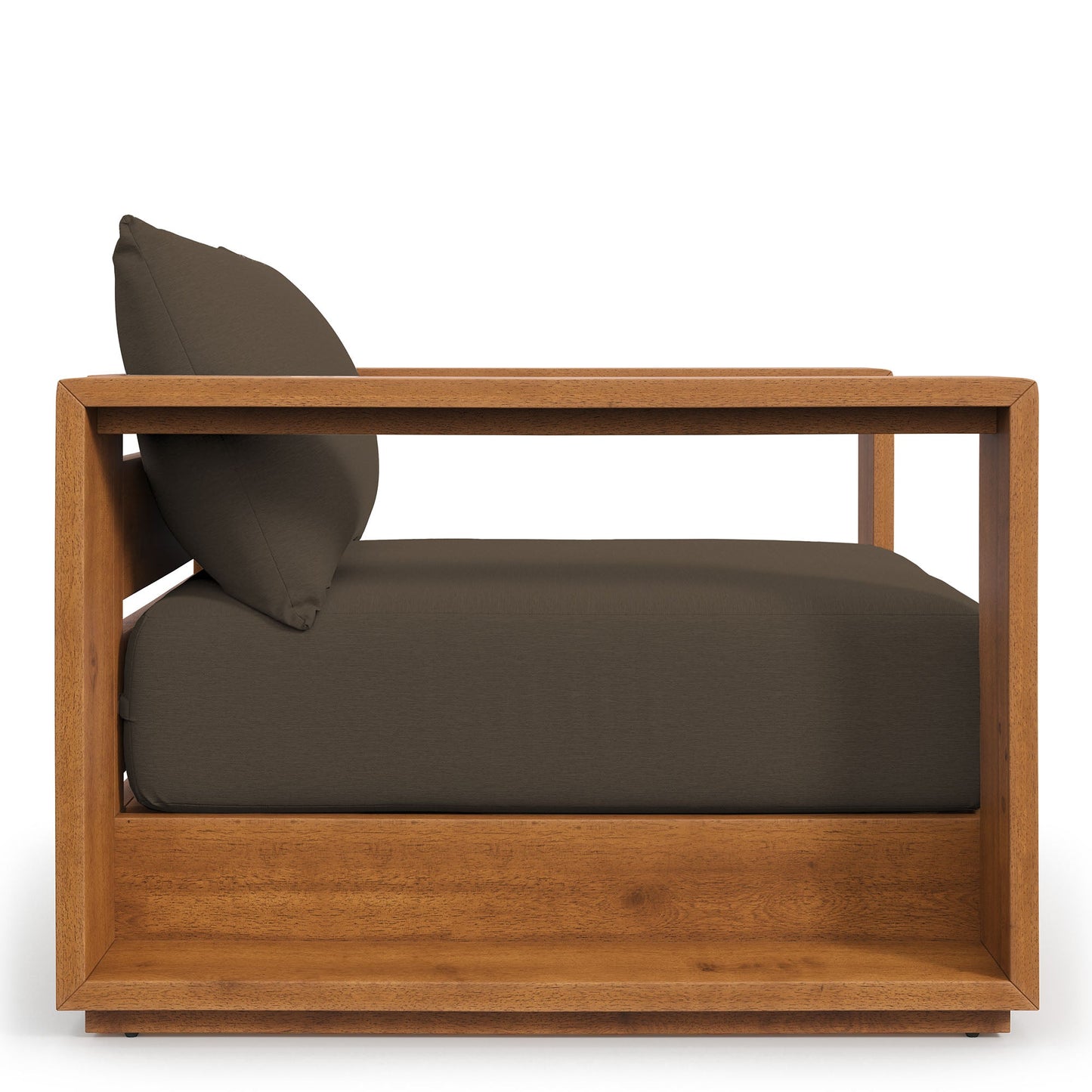 Tahoe Outdoor Patio Acacia Wood Chair by Modway EEI-6782-NAT-COA