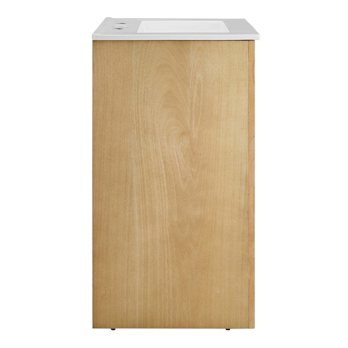 Appia 24" Bathroom Vanity by Modway EEI-6788-OAK-WHI