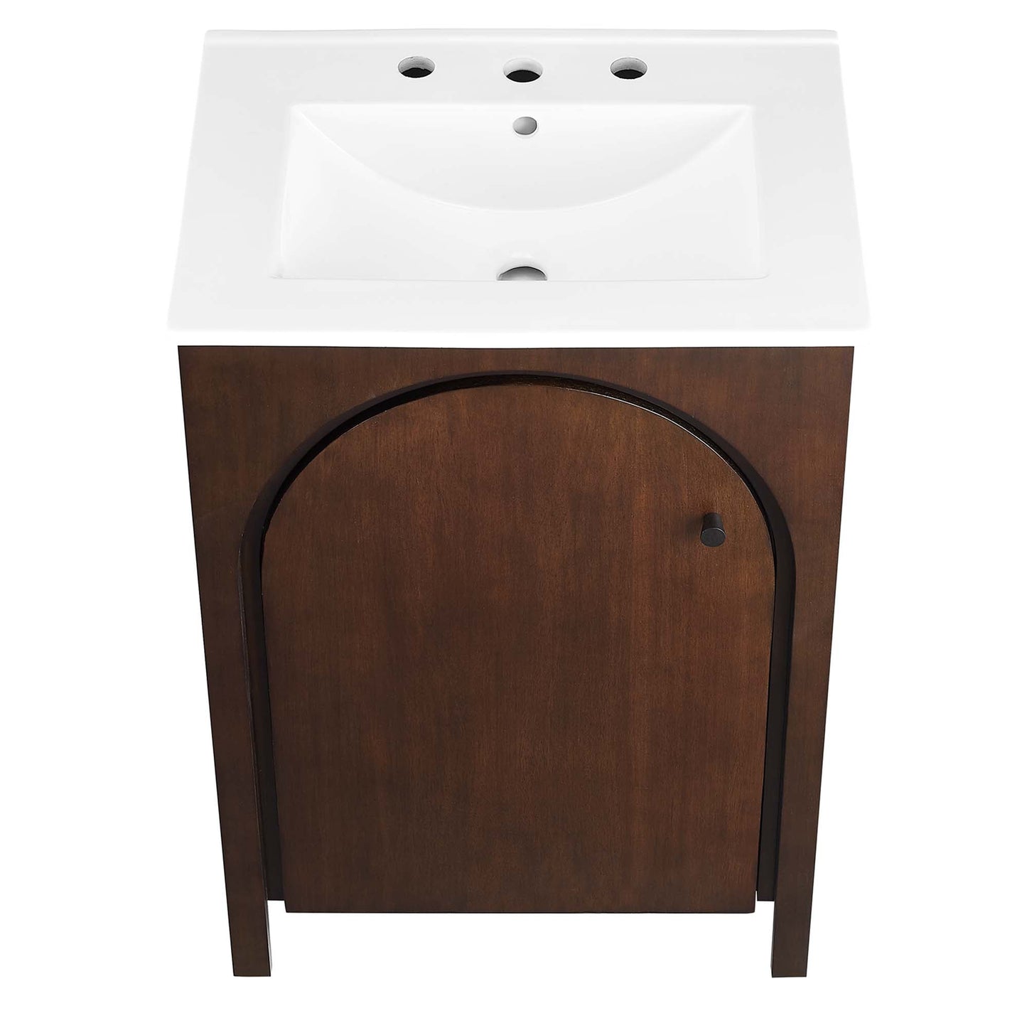 Appia 24" Bathroom Vanity by Modway EEI-6788-WAL-WHI
