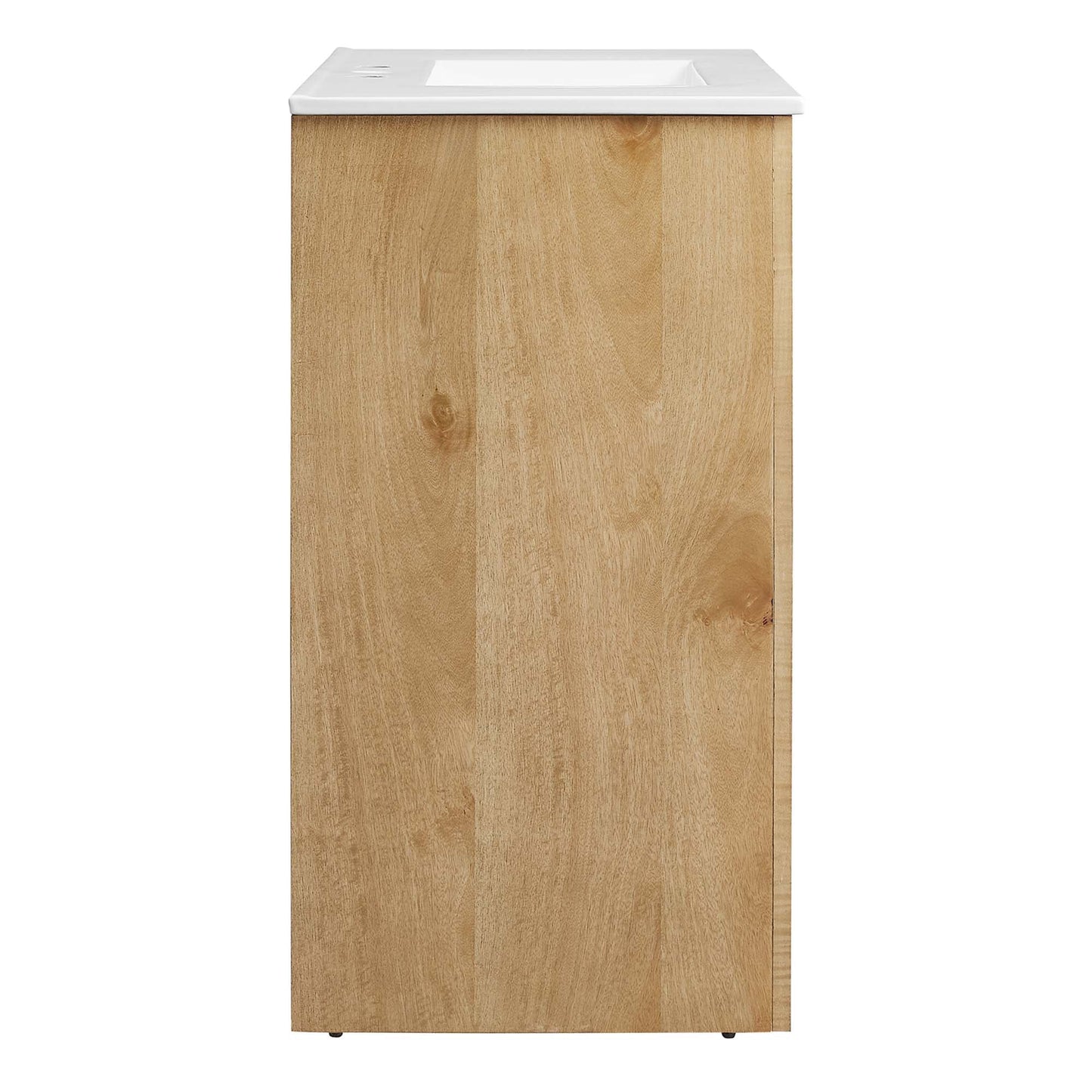 Appia 36" Bathroom Vanity by Modway EEI-6790-OAK-WHI