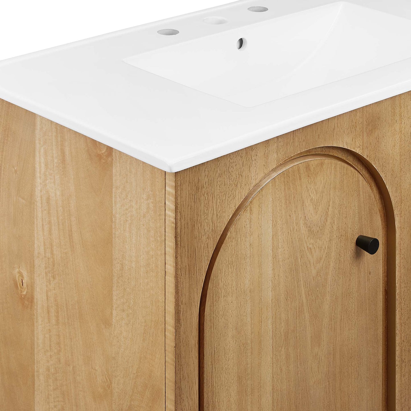 Appia 36" Bathroom Vanity by Modway EEI-6790-OAK-WHI