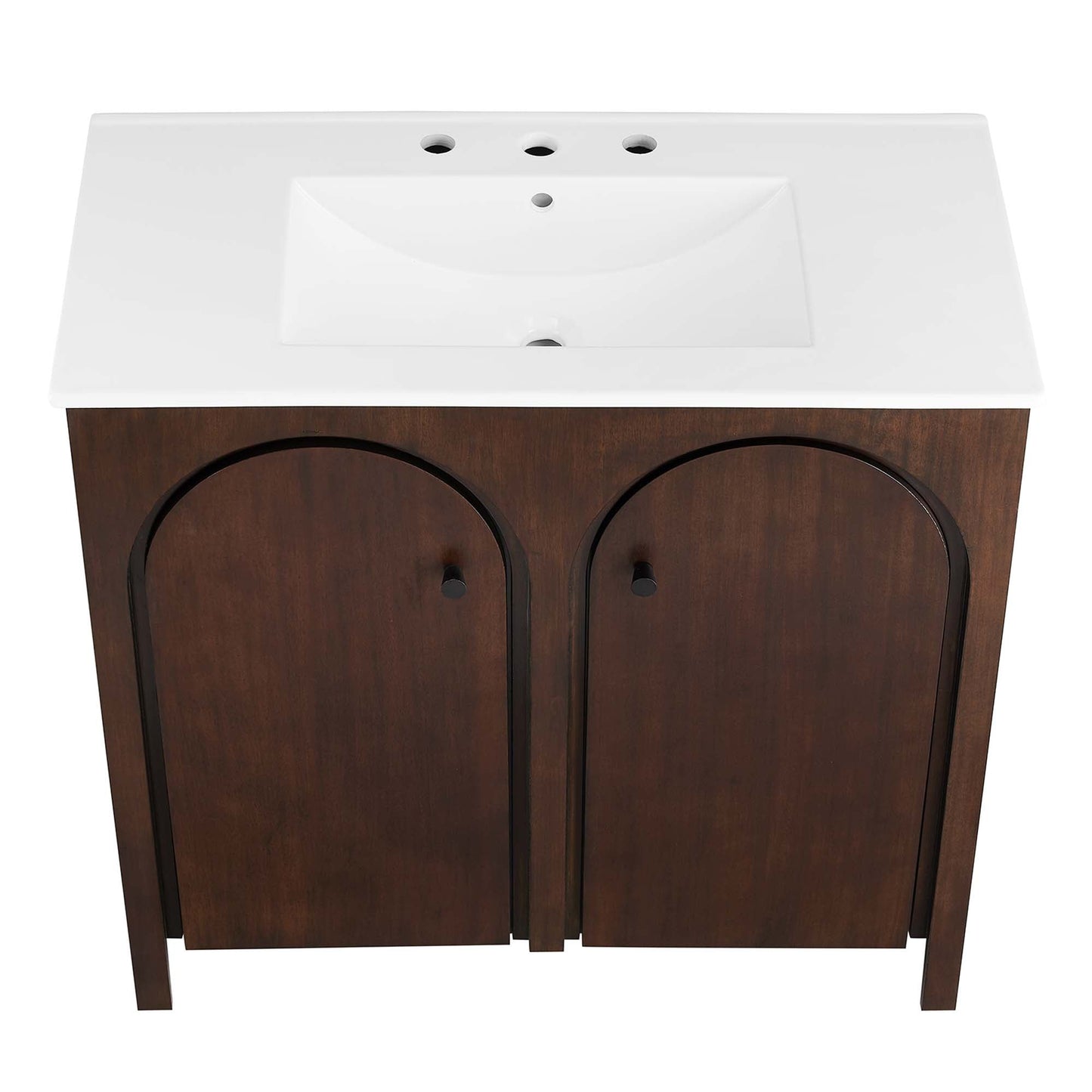 Appia 36" Bathroom Vanity by Modway EEI-6790-WAL-WHI