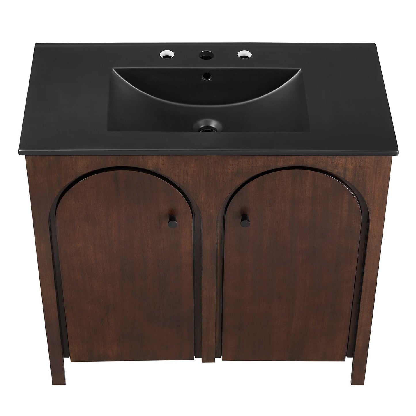 Appia 36" Bathroom Vanity by Modway EEI-6791-WAL-BLK