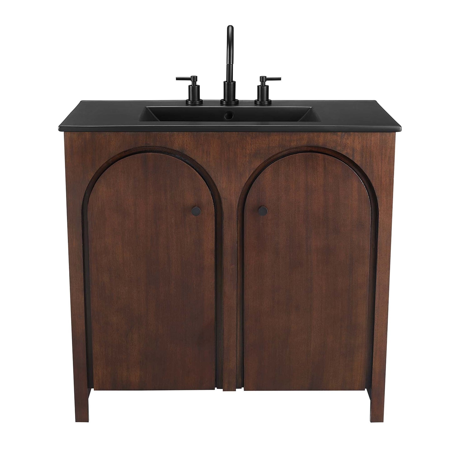 Appia 36" Bathroom Vanity by Modway EEI-6791-WAL-BLK