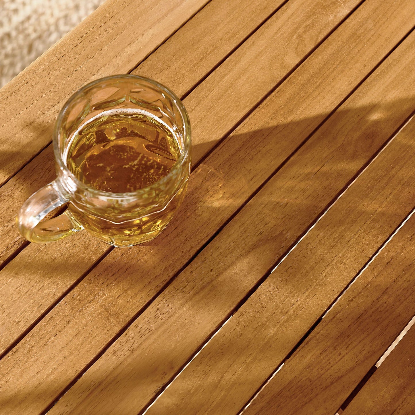 Vienna Outdoor Patio Teak Wood Dining Table by Modway