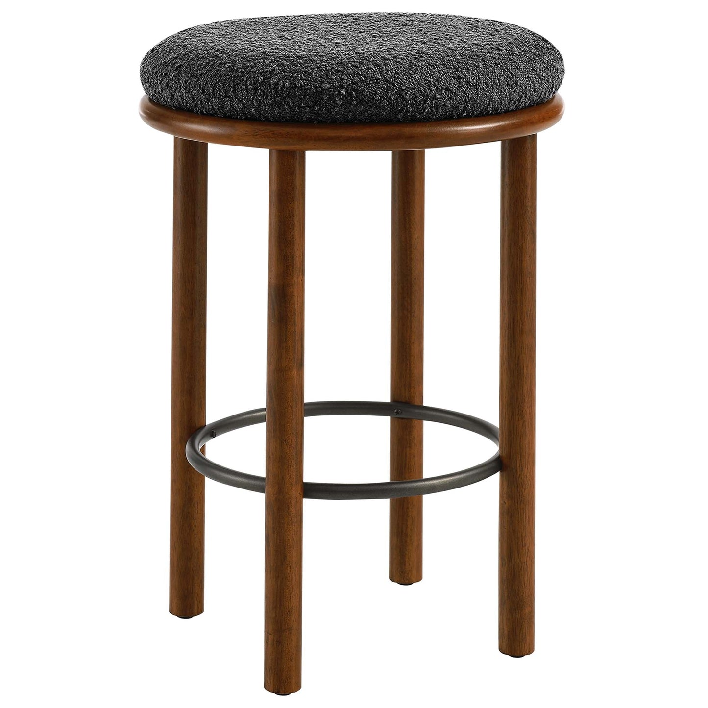 Fable Boucle Fabric Counter Stools Set of 2 by Modway EEI-6818-WAL-CHA