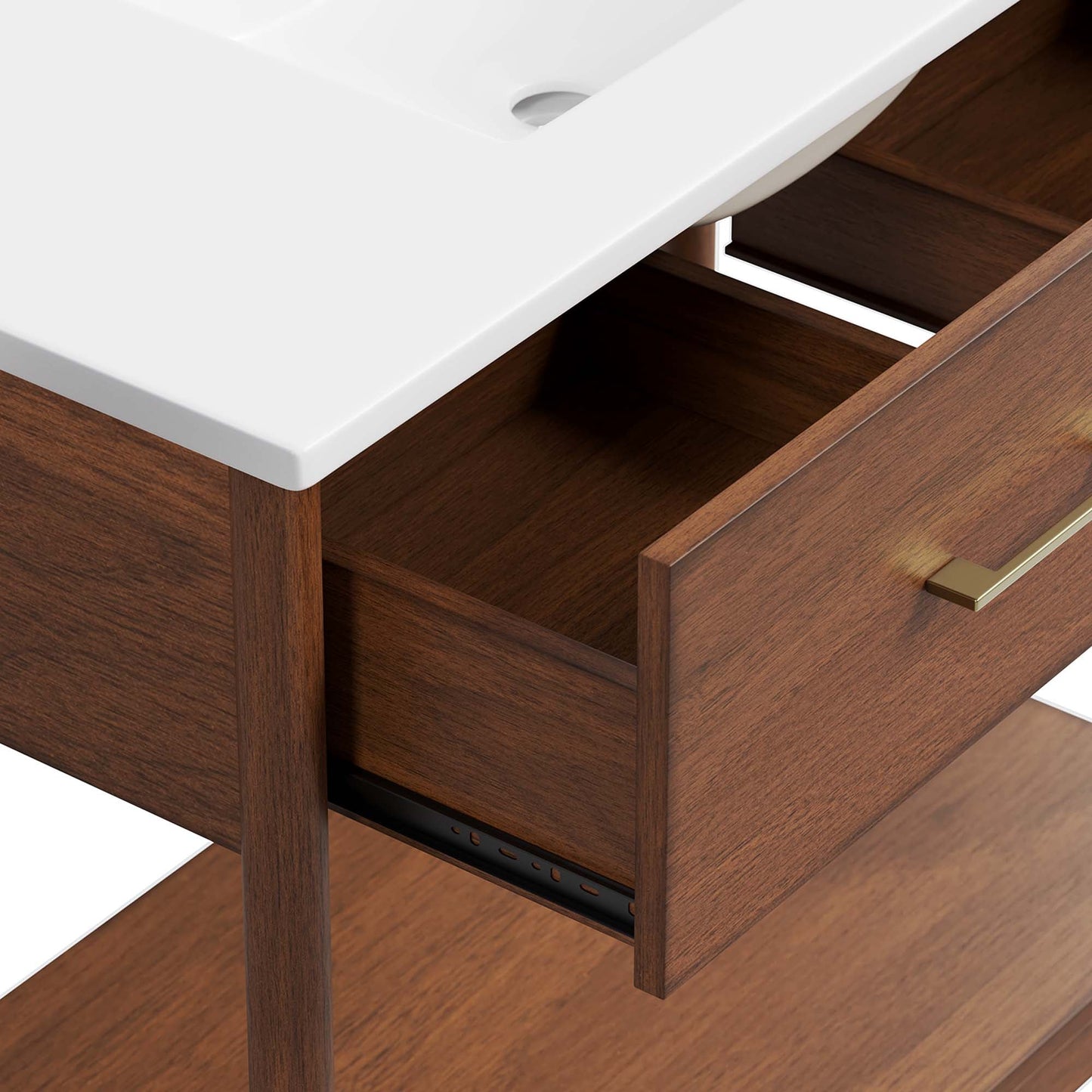 Zaire 36" Bathroom Vanity by Modway EEI-6822-WAL-WHI