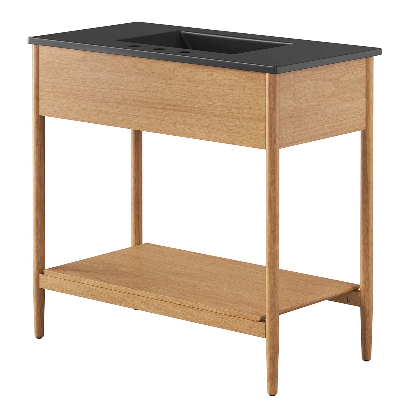 Zaire 36" Bathroom Vanity by Modway EEI-6823-NAT-BLK