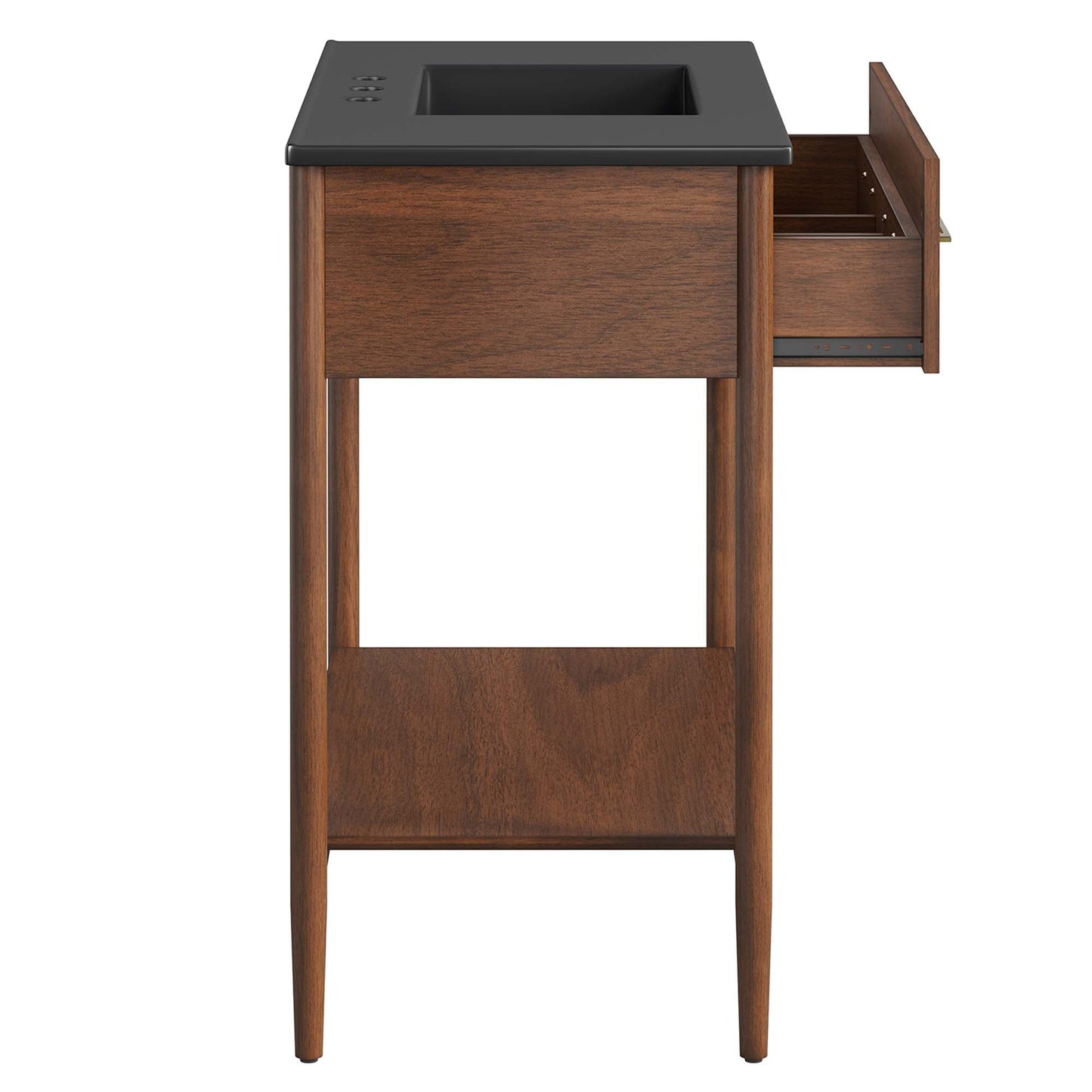 Zaire 36" Bathroom Vanity by Modway EEI-6823-WAL-BLK
