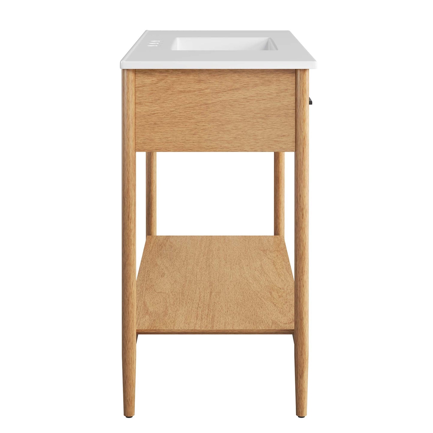 Zaire 48" Single Sink Bathroom Vanity by Modway EEI-6824-NAT-WHI