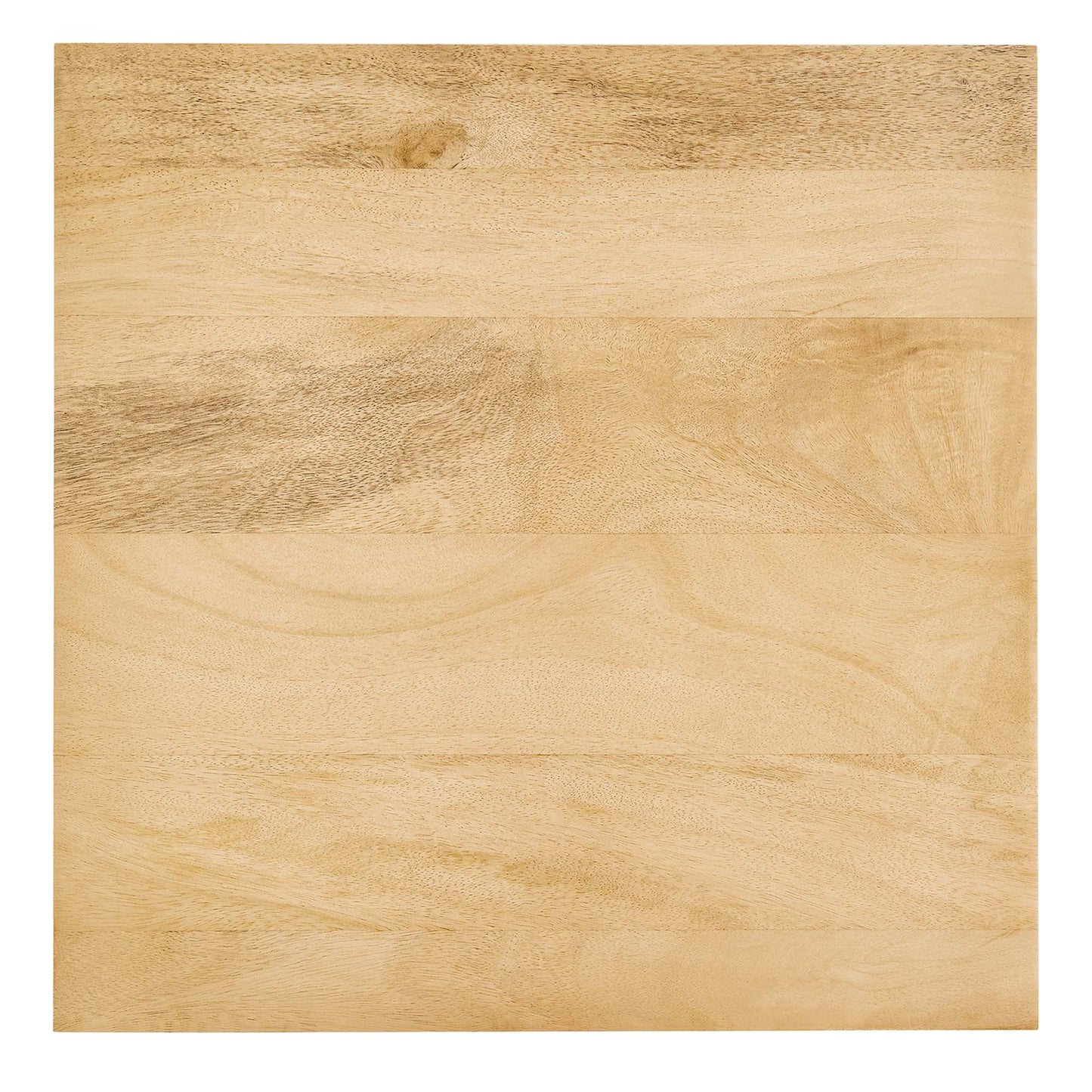 Zora Square Wood and Metal Side Table by Modway EEI-6833-OAK