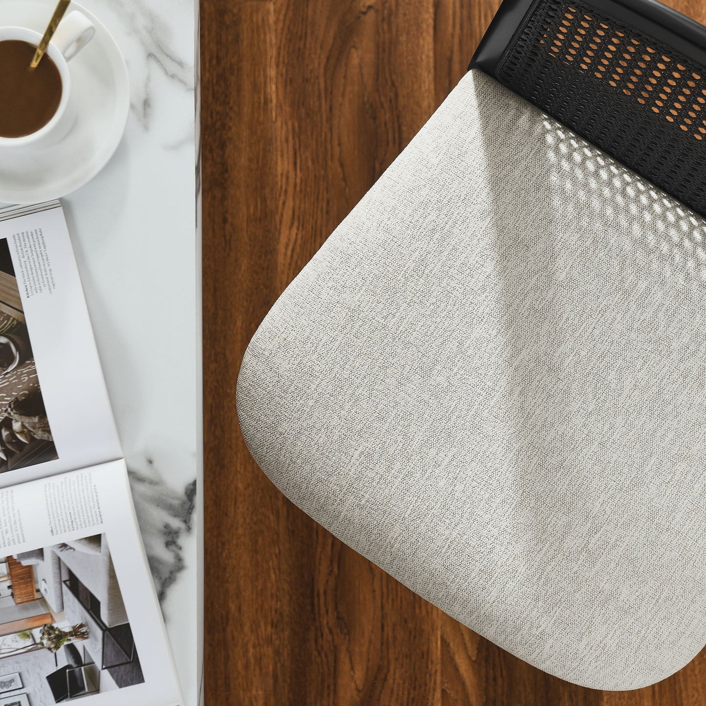 Monarch Wood and Rattan Bar and Counter Stool by Modway